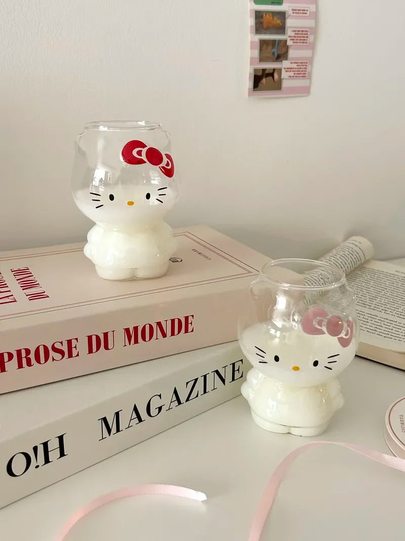 Hello Kitty Glass Cup