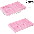 Jewelry Box Display Tray Set | Drawer Organizer | 2 Pcs