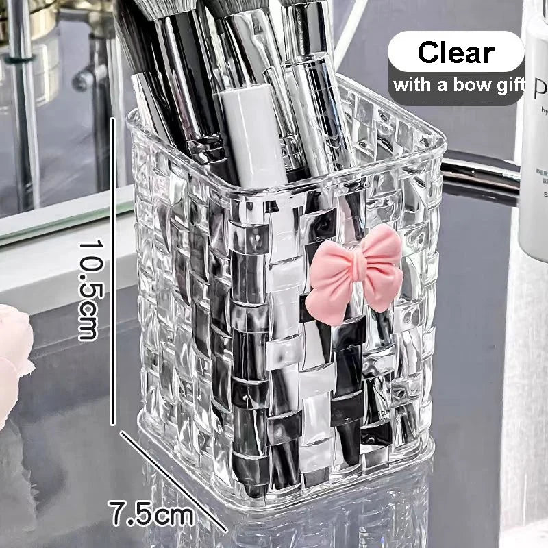Acrylic Luxury Makeup Brushes, pencils and Lipsticks Organizer & Holder