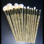 Diamond studded Makeup Brushes