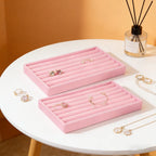 Jewelry Box Display Tray Set | Drawer Organizer | 2 Pcs