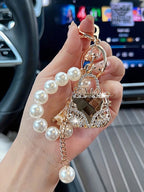 Pearl Beads Bag Keychain