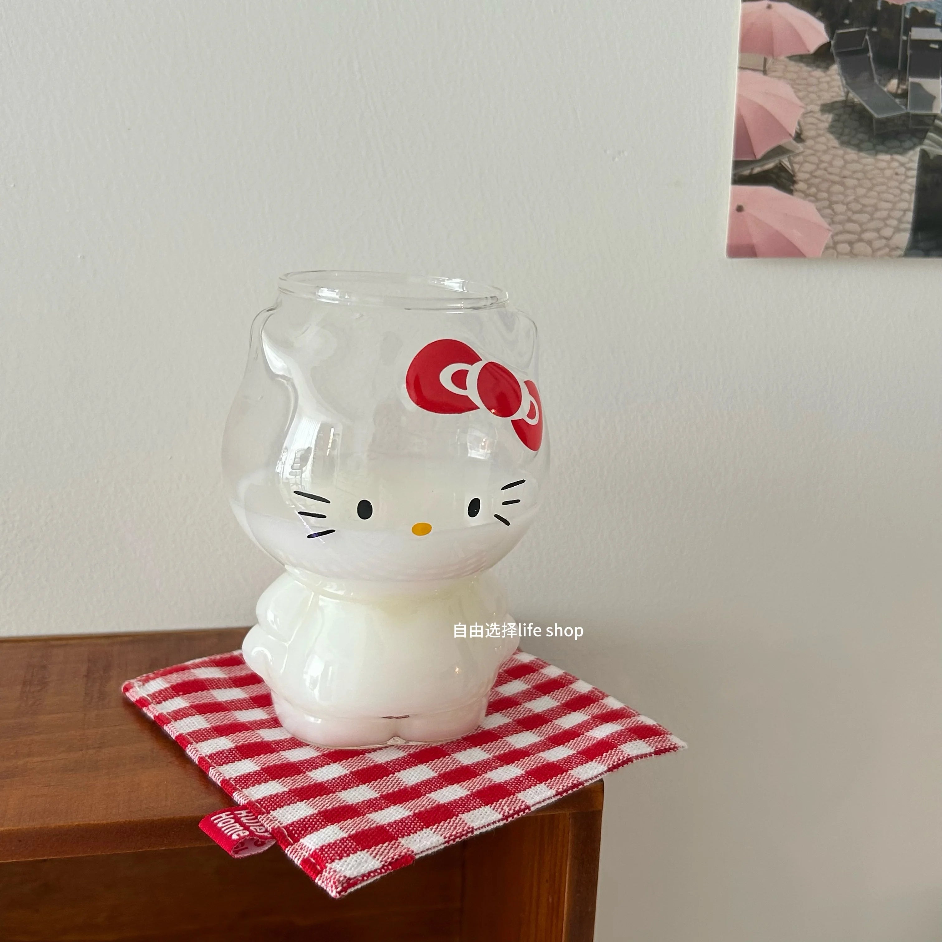 Hello Kitty Glass Cup