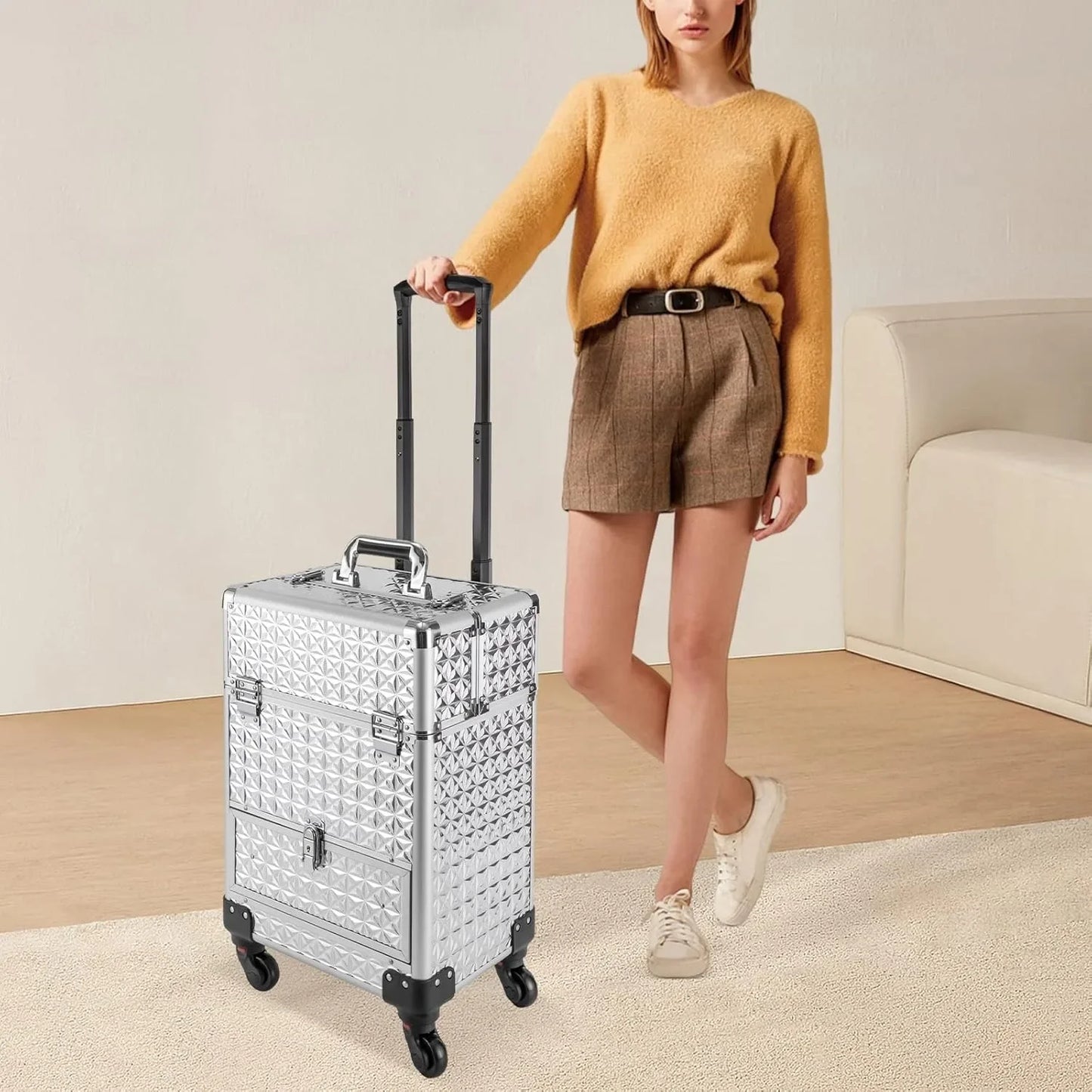 Rolling Makeup & Cosmetic Trolley