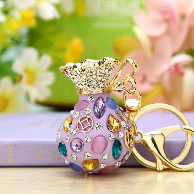Money Bag Shape Bag Keychain