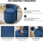 360° Swivel Dressing Table Stool - Blue