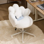 Petal Shape Vanity Chair With Star Pillow