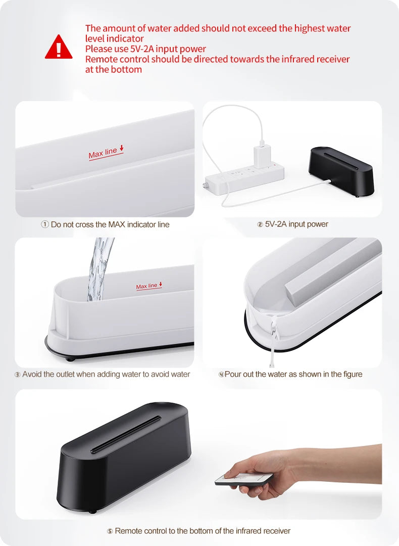 Aroma Oil Diffuser with remote control