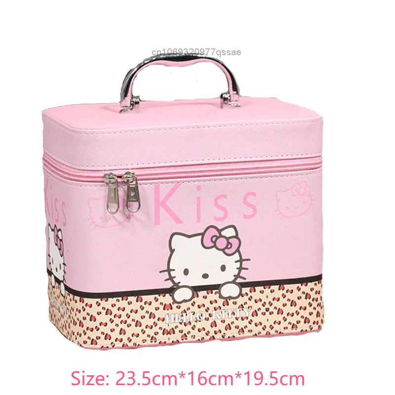 Sanrio Hello Kitty Large Capacity Portable Makeup & Cosmetic Case