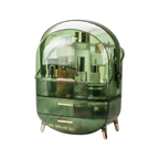 Large Capacity Transparent Makeup Organizers - Green