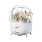 Large Capacity Makeup Organizers - White