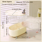 Multifunctional Rotating Makeup Storage Box