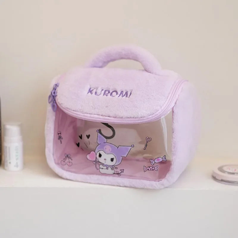 Hello Kitty Plush Makeup Bag
