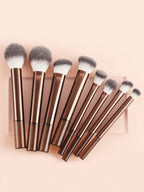 Professional Multifunctional Makeup Brush Set with Long-Handle [8Pcs]