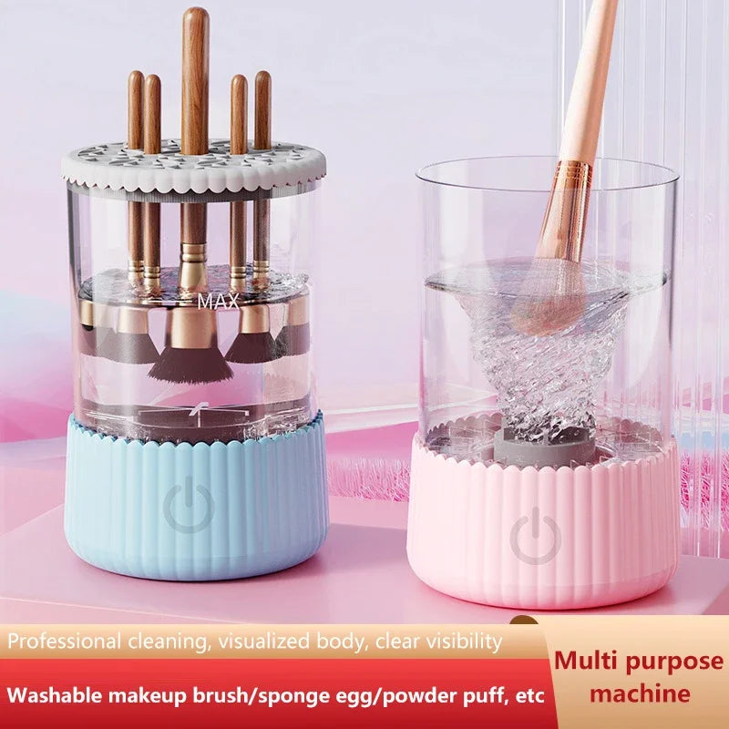 Automatic Makeup Brush Cleaner