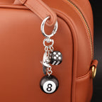 Billiard Ball Shape Bag Keychain