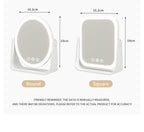 Double-Sided LED Makeup Mirror With 3X Magnifier