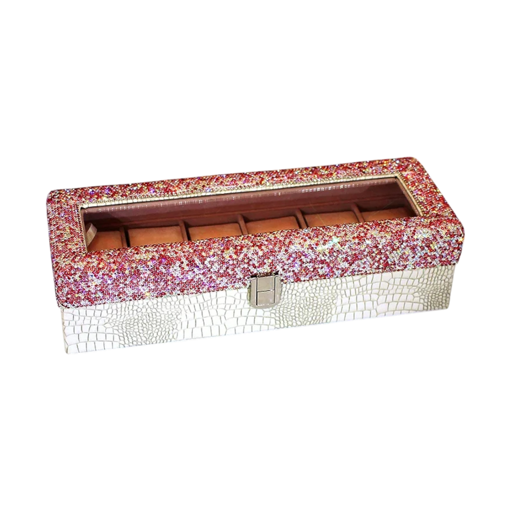 Watches Organizer 6-slot - Rhinestone