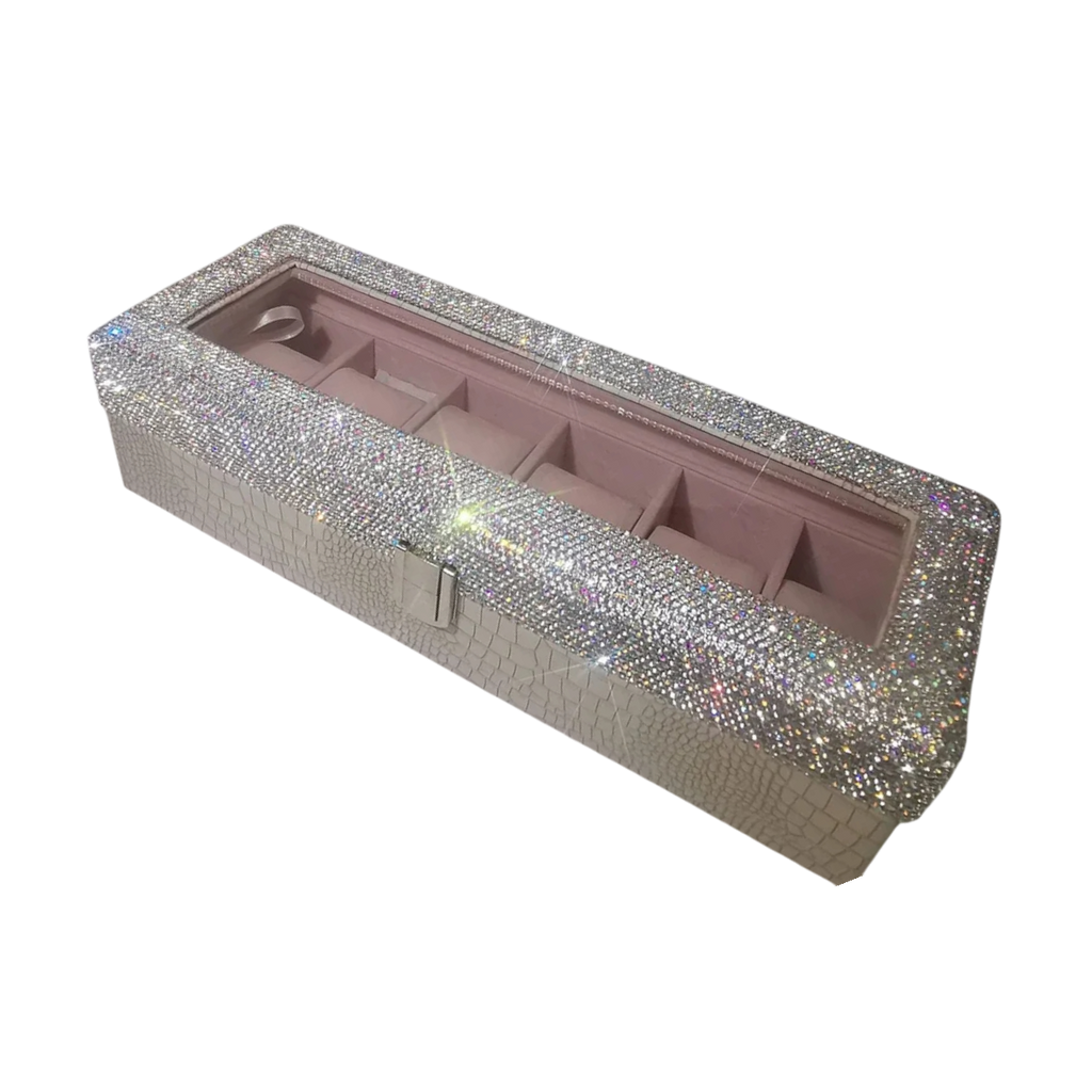 Watches Organizer 6-slot - Rhinestone