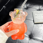 Bear Shaped Coffee Mug With Straw