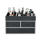 2 Tier Makeup Organizer With 3 Drawers