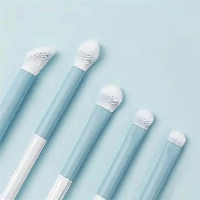 Synthetic Fiber Bristle Makeup Brushes Set