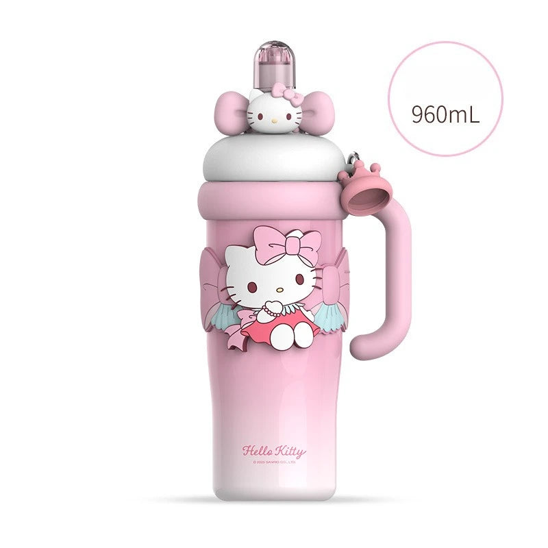 Kuromi & Hello Kitty Insulated Large Coffee Cup