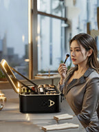 Makeup & Cosmetic Travel Box With LED Mirror [Large]