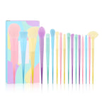Multi-Color Makeup Brushes Set [17Pcs]