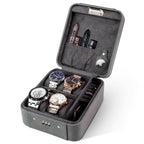 Watch Case & Jewelry Organizer with Combination Lock