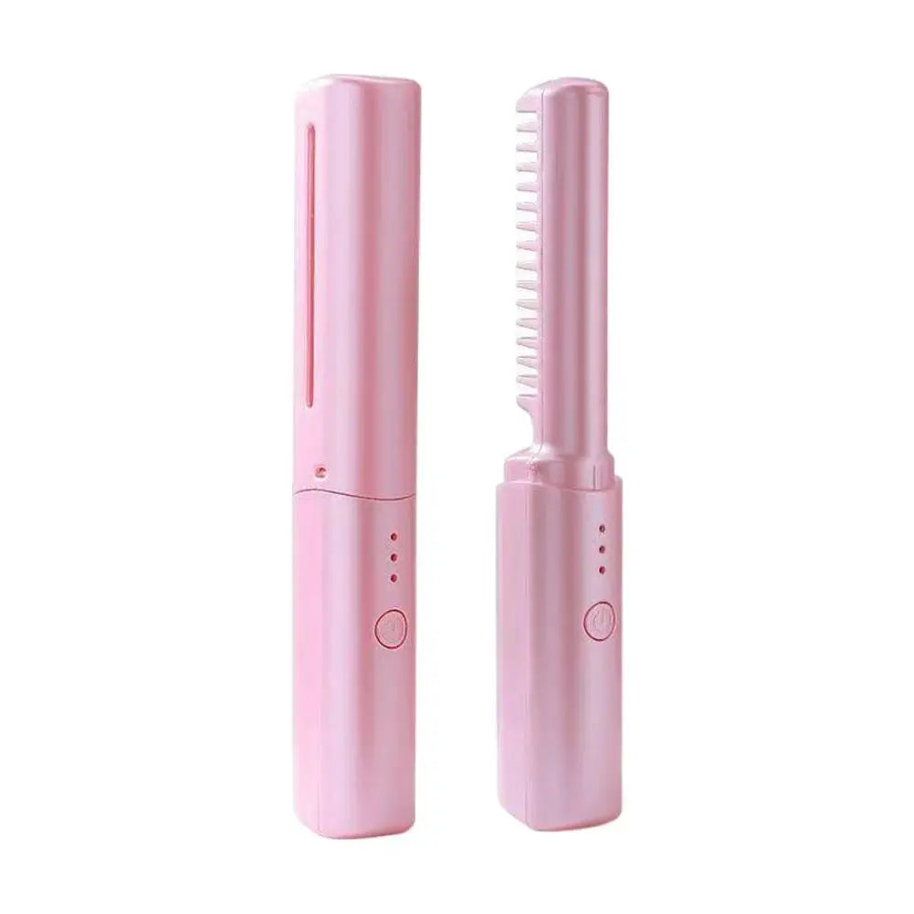 Portable Hair Straightener Brush