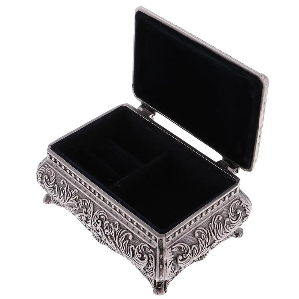 Retro Rectangle Jewelry Storage Box