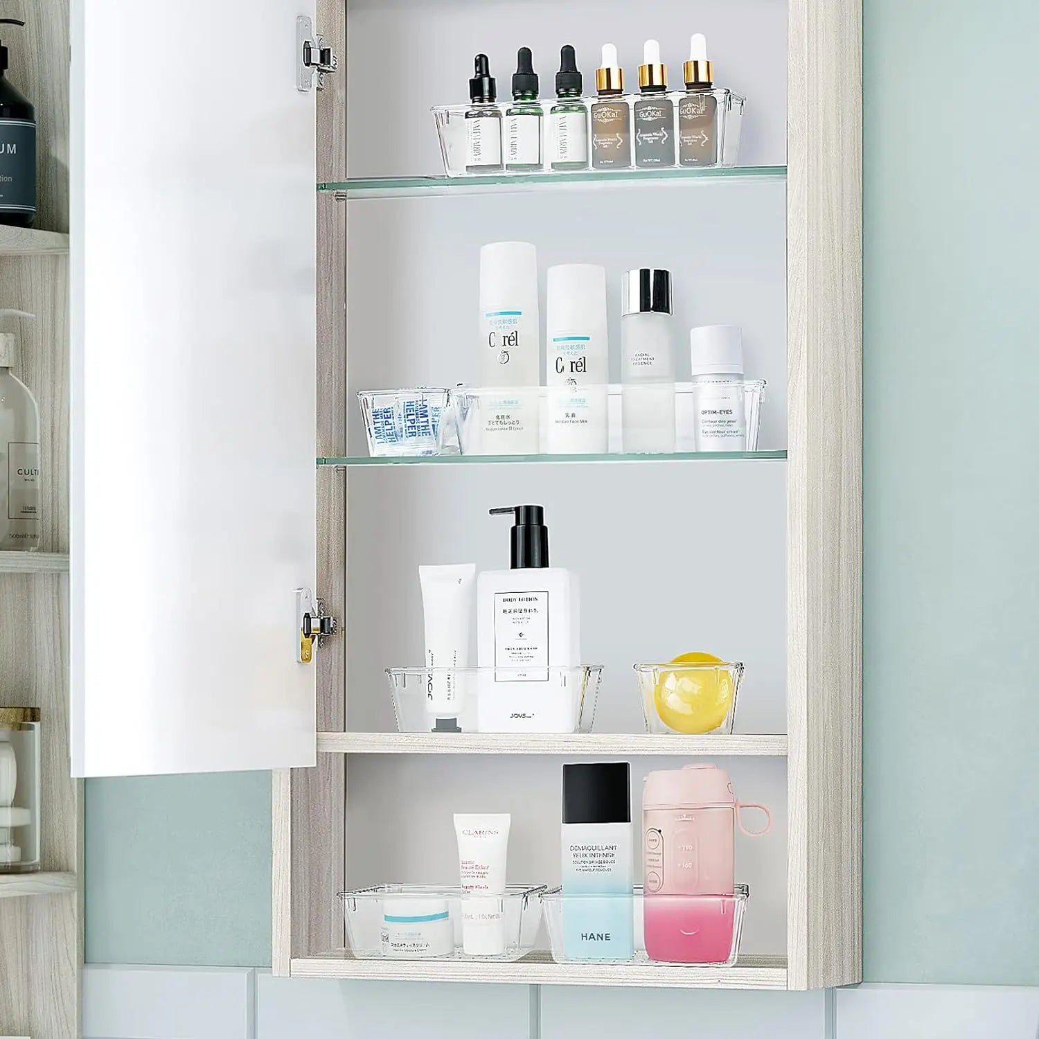 Vanity Desk Drawer Organizer Trays