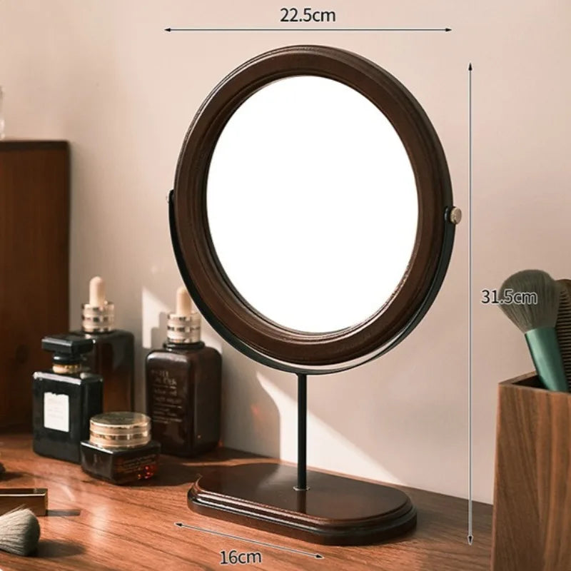 Solid Wood Premium Makeup Mirrors