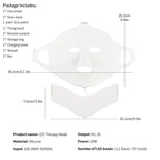LED Light Therapy Face & Neck Mask with 7 Colors