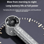 Portable Handheld Fan Covered With Diamonds