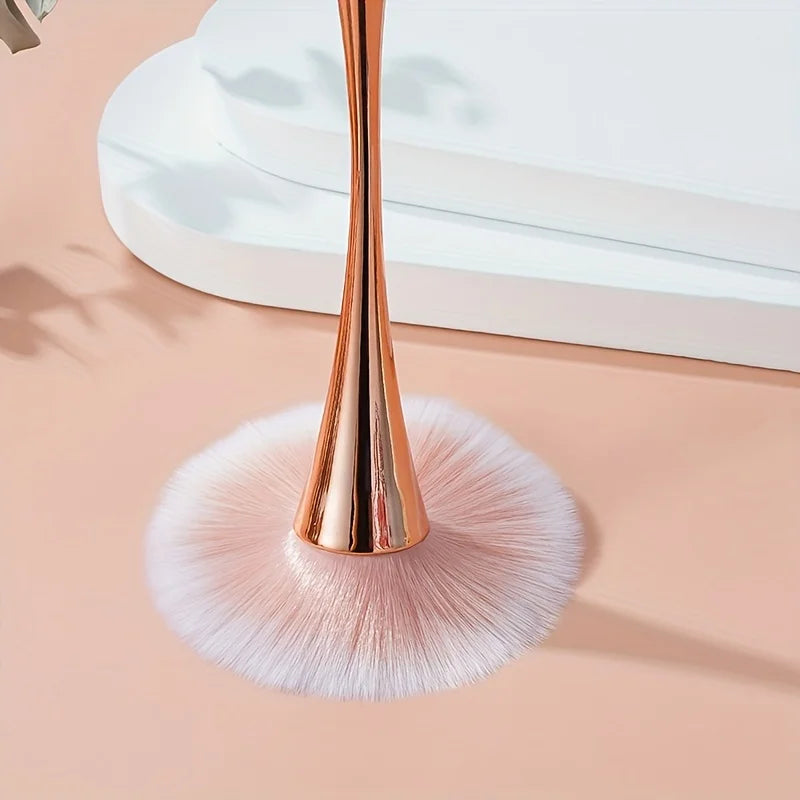 Rose Gold Makeup Brush