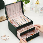 Three Layer Jewelry Box suitable for all kinds of jewelry storage