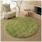 Soft Plush Circular Rugs for Vanity Desk Chair