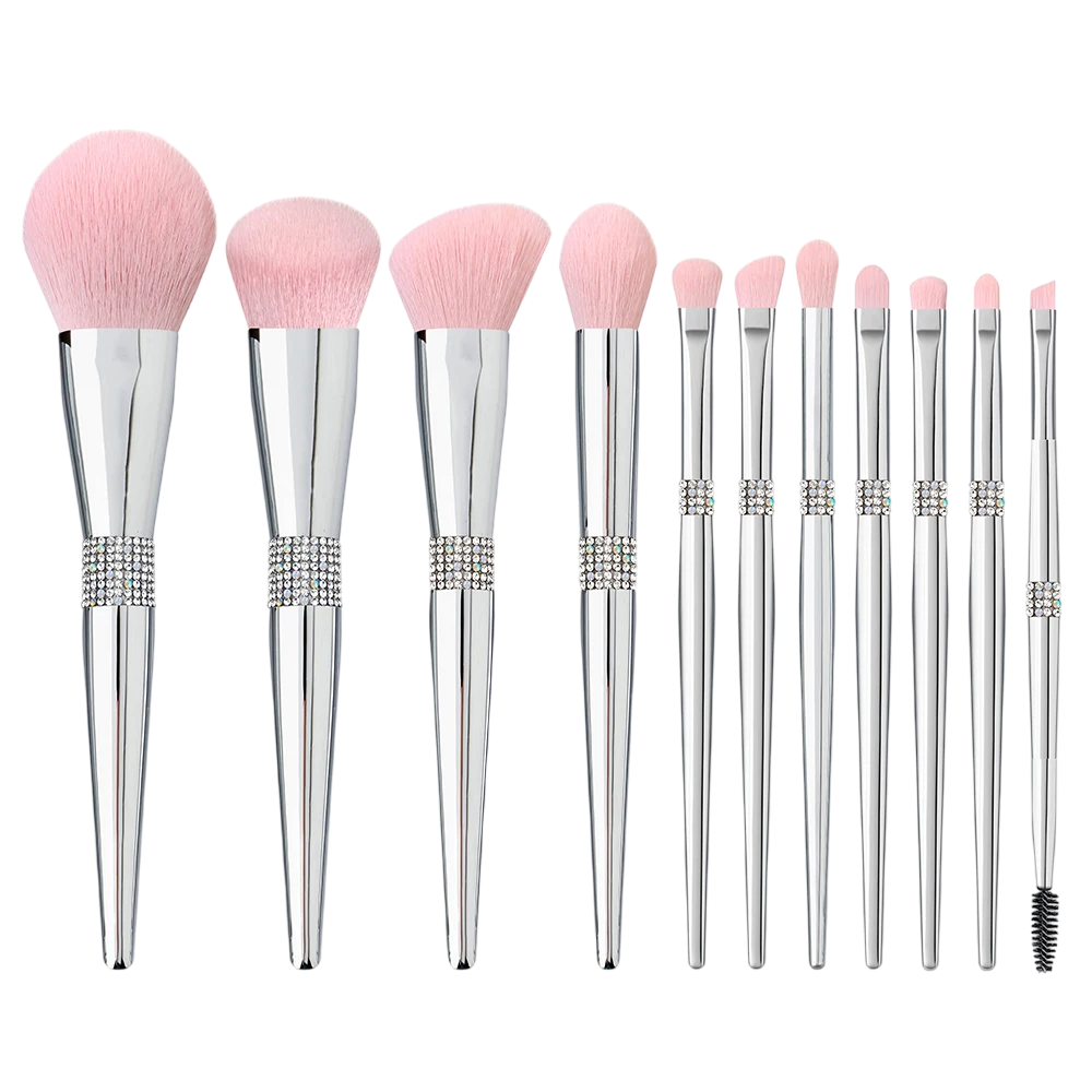 Diamond Makeup Brushes Set