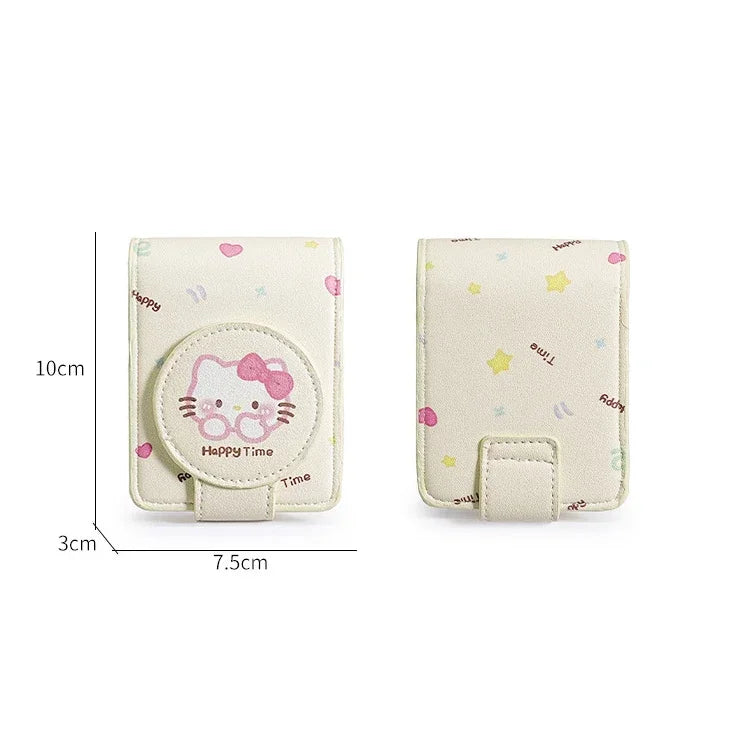 Hello Kitty Portable Cosmetic Lipstick Organizer Pouch with Mirror