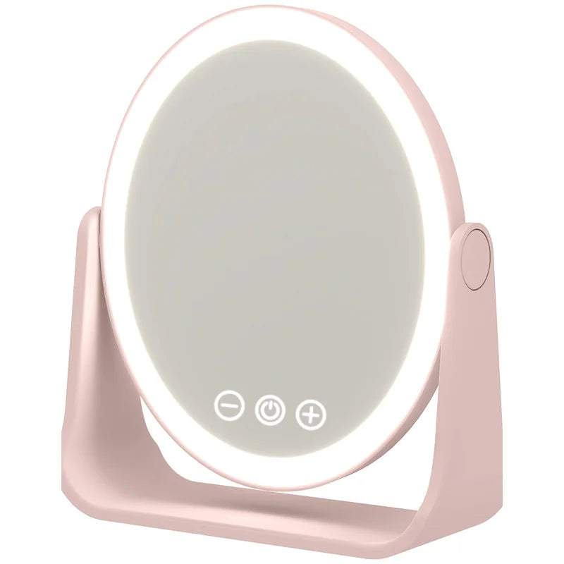 Double-Sided LED Makeup Mirror With 3X Magnifier