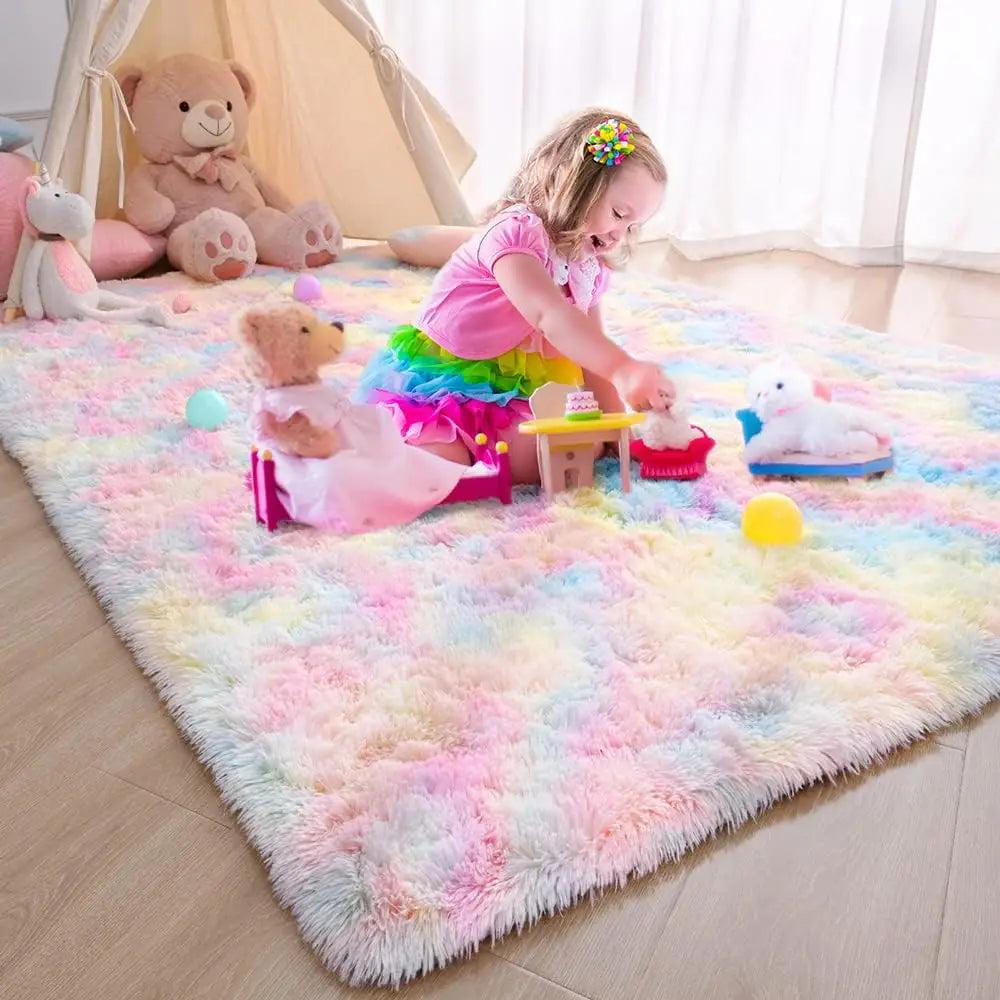 Plush Soft Fluffy Vanity Rug & Sofa Carpet