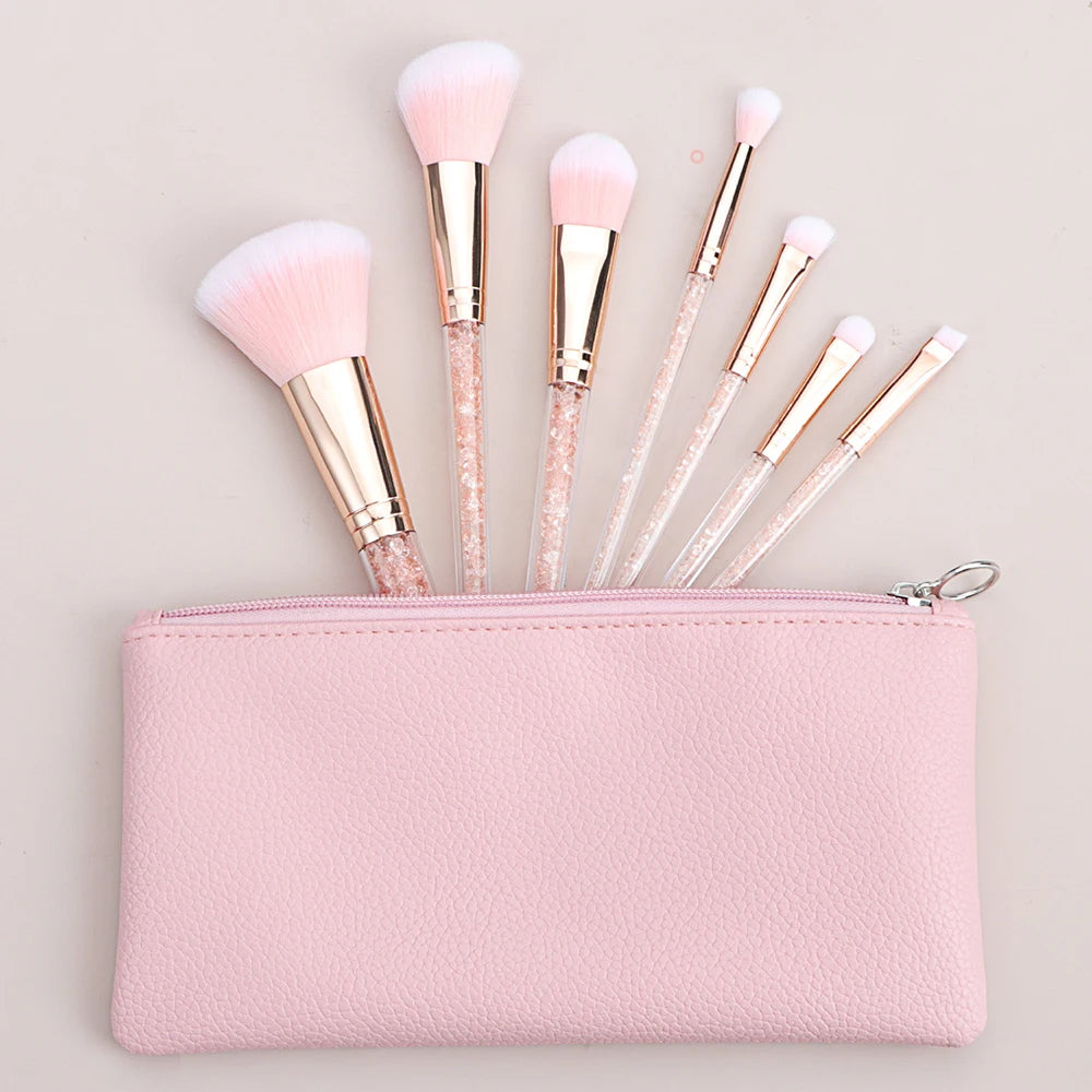 Crystal Handle Professional Makeup Brushes