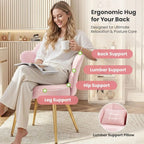 Petal Vanity Chair with Backrest