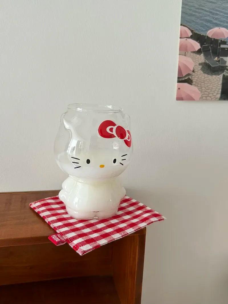 Hello Kitty Glass Cup