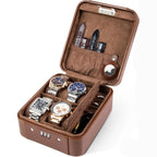 Watch Case & Jewelry Organizer with Combination Lock