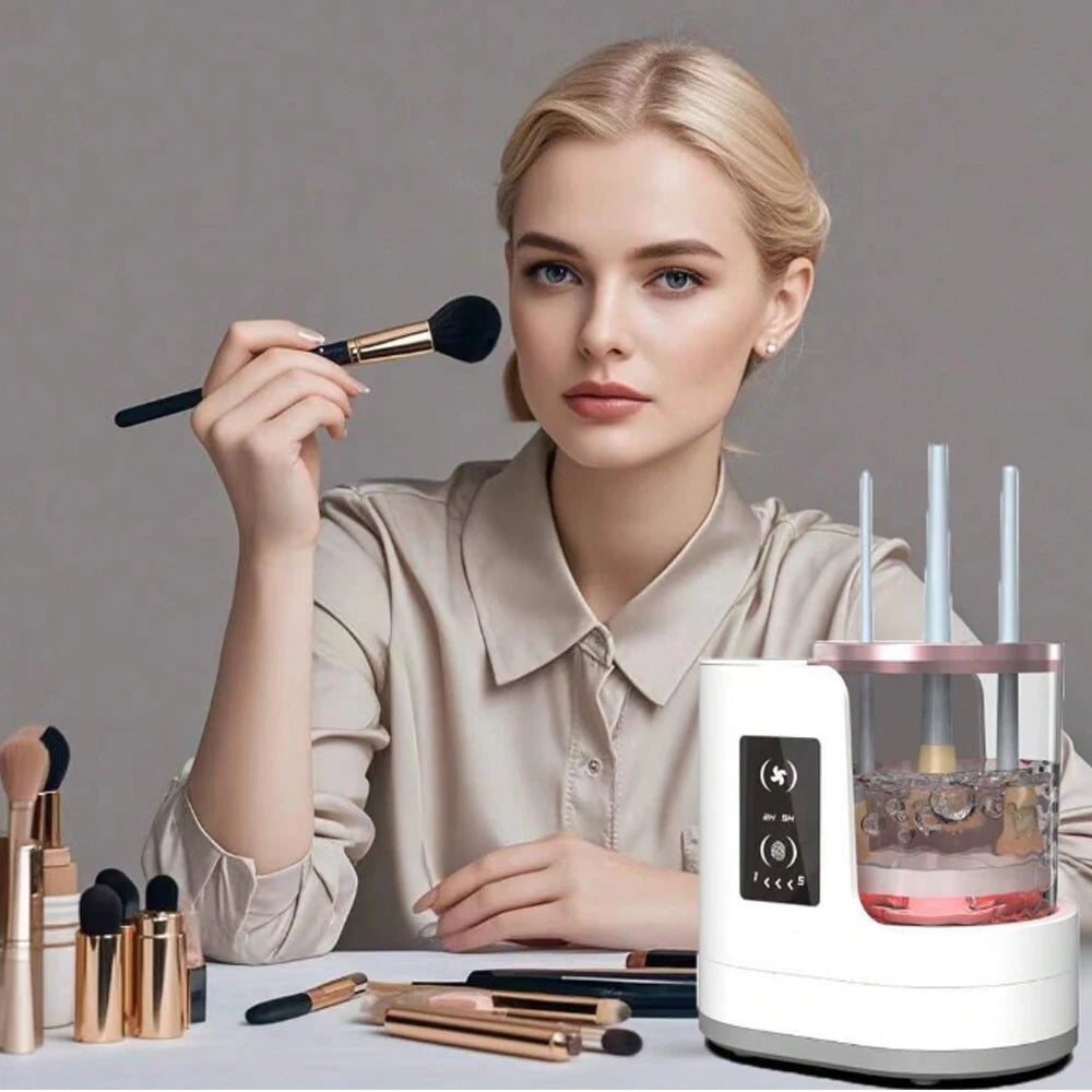 Electric Makeup Brush & Foundation Cleaner