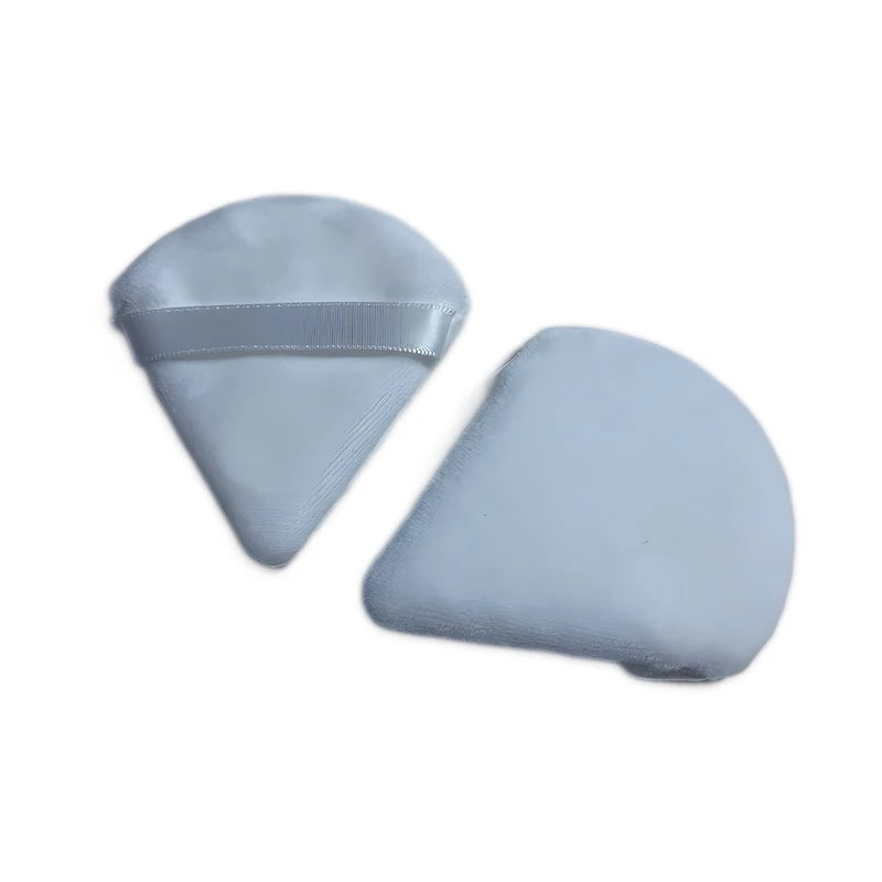 Velvet Triangle Shaped Cosmetic Puff [2pcs ]