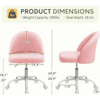 Armless Cute Vanity Chair